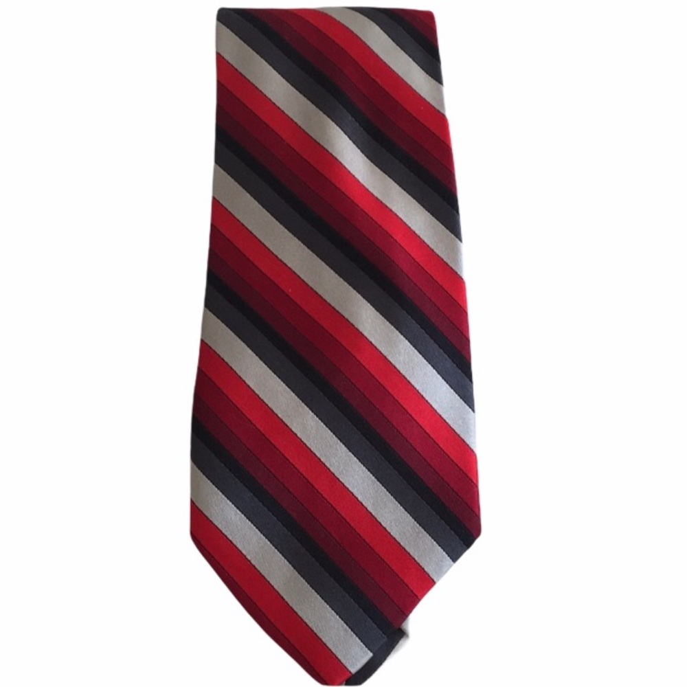 Vintage Sulka striped pure silk handmade tie
